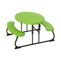 Lifetime Kids Oval Folding Picnic Table - Lime (60132)