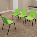 Lifetime 4-pack Contemporary Children's Stacking Chairs - Lime Green (80473)