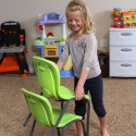 Lifetime 4-pack Contemporary Children's Stacking Chairs - Lime Green (80473)