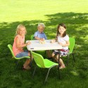 Lifetime 4-pack Contemporary Children's Stacking Chairs - Lime Green (80473)