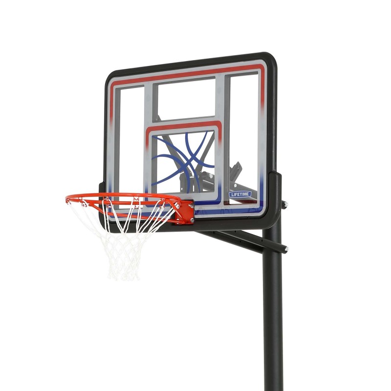 Lifetime 44 in. In-ground Basketball Hoop - Makrolon Polycarbonate Quick Adjust System (1008)