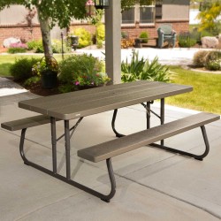 Lifetime 6-Foot Classic Folding Picnic Table (60112)