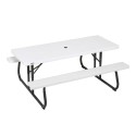 Lifetime 6 ft Folding Picnic Table - White (80215)