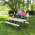 Lifetime A-Frame Folding Picnic Table - Putty (60030)