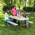 Lifetime A-Frame Folding Picnic Table - Putty (60030)