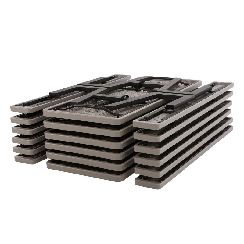 Lifetime 6-PACK A-Frame Folding Picnic Tables - Putty (860030)