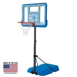 Lifetime 44-Inch Polycarbonate Pool Side Adjustable Portable Basketball Hoop (90742)