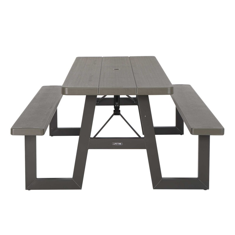 Lifetime W-Frame 6ft Picnic Table - Brown (60233)