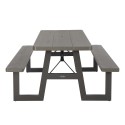 Lifetime W-Frame 6ft Picnic Table - Brown (60233)