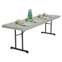 Lifetime 18-Pack 8 ft Professional Grade Folding Table - Almond (880250)