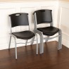 Lifetime 4-Pack Commercial Contoured Stacking Chair - Black (42830) Lifetime 4-Pack Commercial Contoured Stacking Chair - Black (42830)