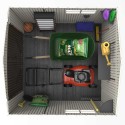 Lifetime 7x7 ft Storage Shed Kit - 2 Windows (60042)