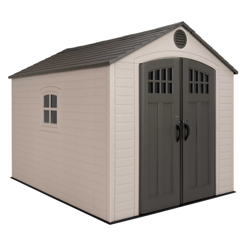 Lifetime 8x10 Outdoor Storage Shed Kit w/ Horizontal Siding - Desert Sand (60238)