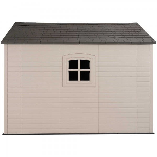 lifetime 8x10 outdoor storage shed kit w/ horizontal
