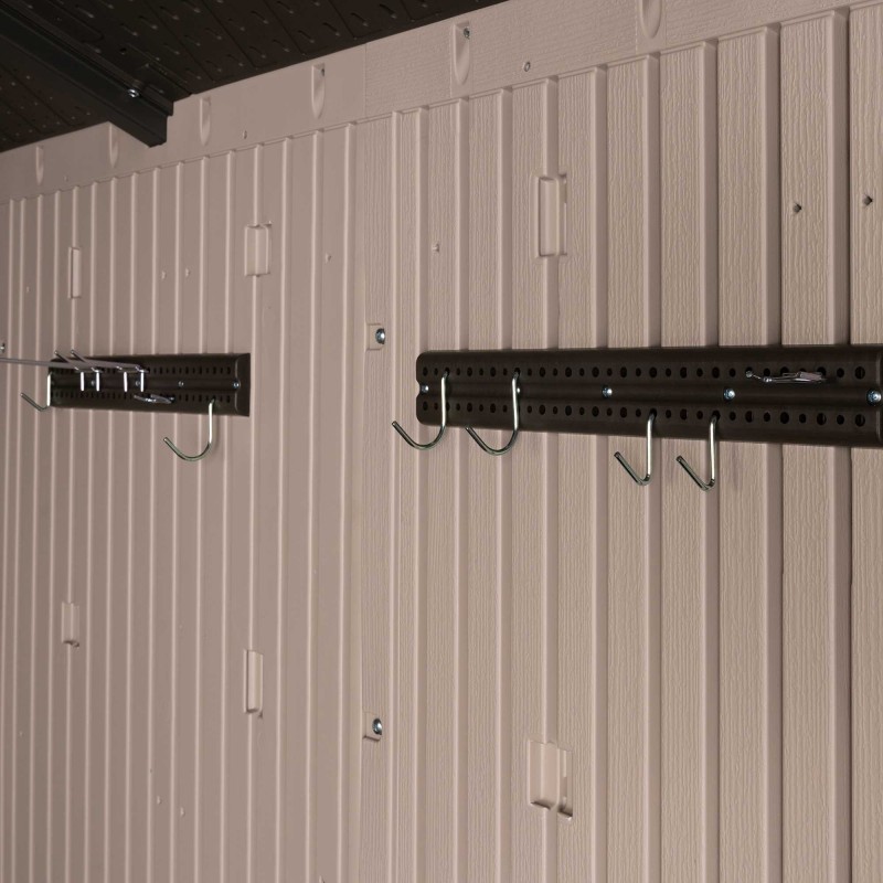 Lifetime 8x10 Outdoor Storage Shed Kit w/ Horizontal Siding - Desert Sand (60238)