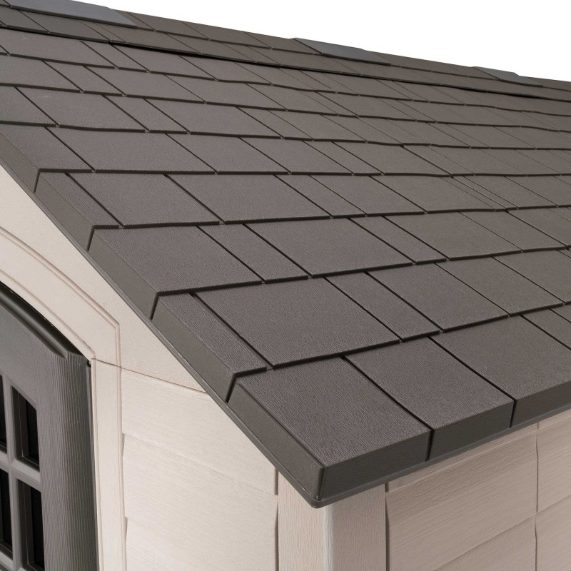 Lifetime 8x10 Outdoor Storage Shed Kit w/ Horizontal Siding - Desert Sand (60238)