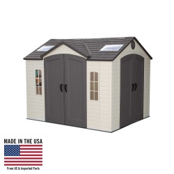 Lifetime 10x8 ft Garden Shed Kit - Double Doors (60001)