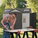 Lifetime 10x8 ft Garden Shed Kit - Double Doors (60001)