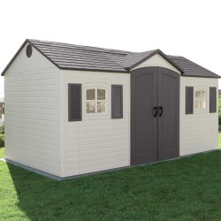 Lifetime 15x8 ft Garden Storage Shed Kit (6446)