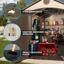 Lifetime 15x8 ft Storage Shed Kit - Dual Entry (60079)