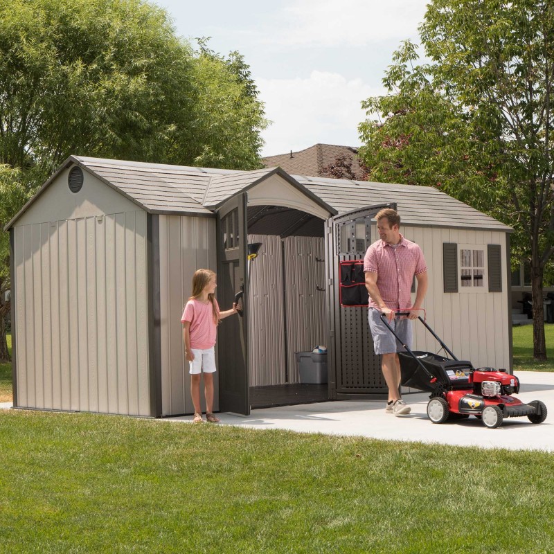 Lifetime 17.5 Ft. x 8 Ft. Outdoor Storage Shed (60214)