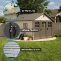 Lifetime 11x18.5 ft Storage Garage Shed Kit (60236)