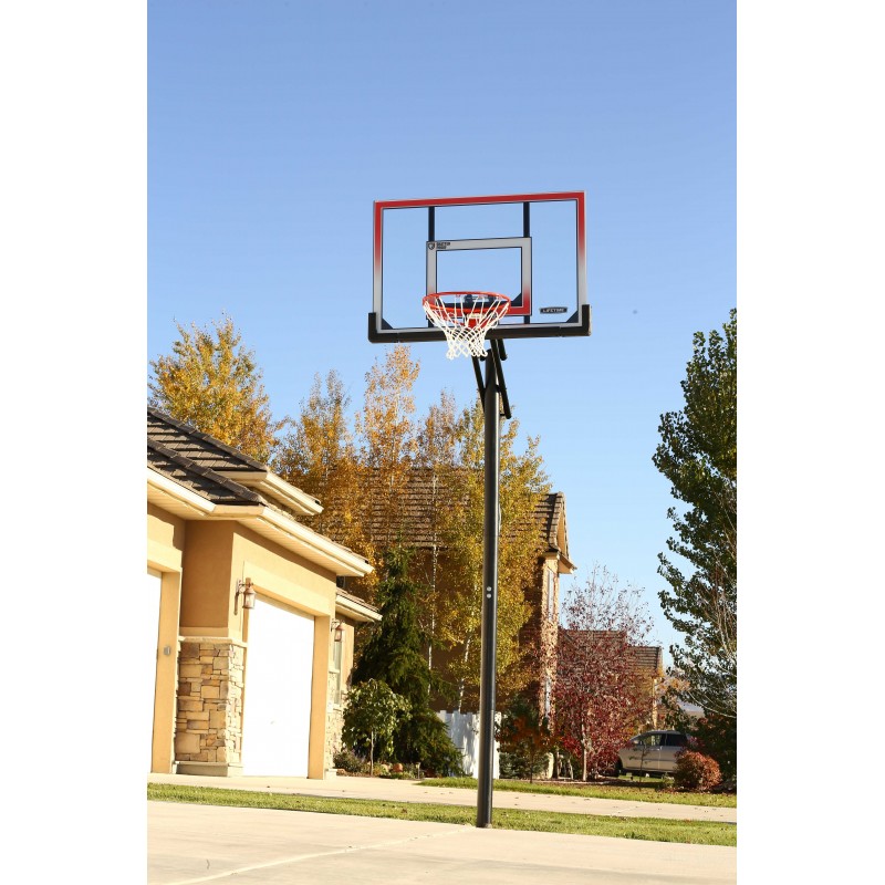 Lifetime 50 in. In-Ground Shatter Proof Easy Lift Basketball System (71799)