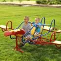 Lifetime Ace Flyer Airplane Teeter Totter - Primary Colors  (151110)