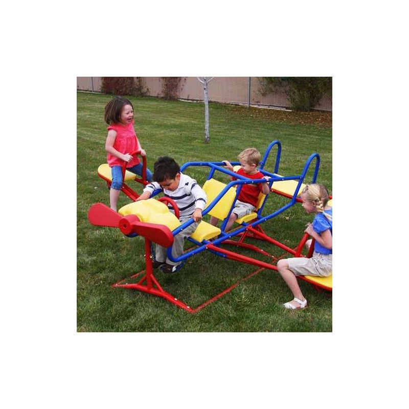Lifetime Ace Flyer Airplane Teeter Totter - Primary Colors  (151110)