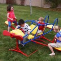 Lifetime Ace Flyer Airplane Teeter Totter - Primary Colors  (151110)