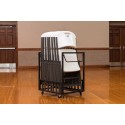 Lifetime Contoured Chairs & Cart Combo (8 chairs and 1 Cart) - White (80389)