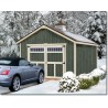 Best Barns Tailored Titan 12x20 Wood Garage Kit- Transom Doors - (TTITTD20)
