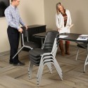 Lifetime 14-pack Stacking Chairs - Black (80310)