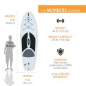 Lifetime 2-Pack 10 ft Horizon Paddleboards w/ Paddles - White Granite (90749)