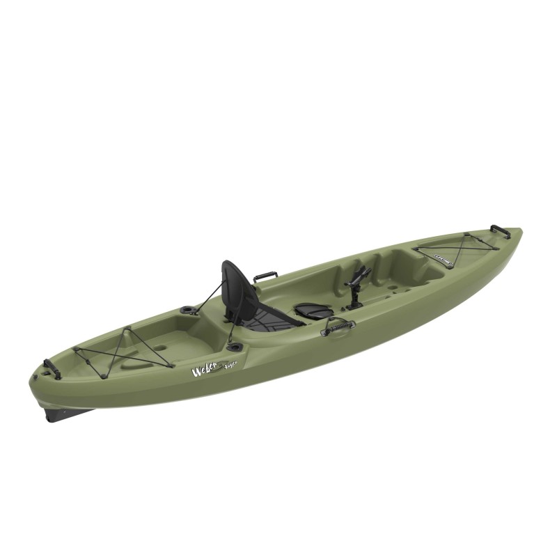 Lifetime 11 Ft Sit-On-Top Weber 132 Angler Kayak - Light Olive (90609)