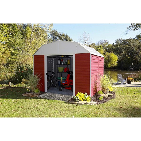 Arrow Red Barn 10x8 Storage Shed Kit (RH108)