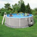 Blue Wave Barcelona 15' x 52" Round Frame Pool Package (NG3735) Blue Wave Barcelona 15' x 52" Round Frame Pool Package (NG3735)