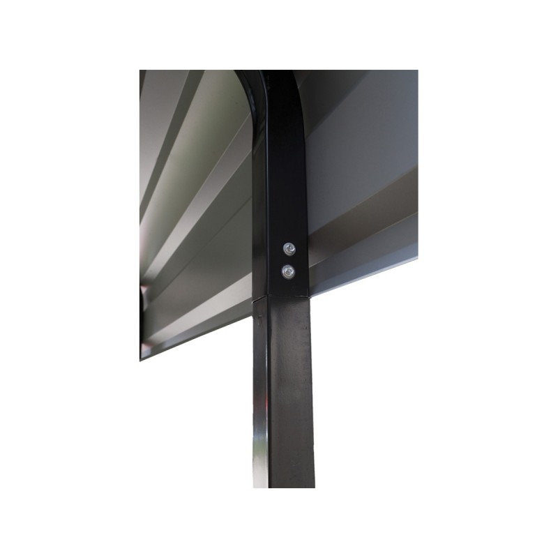 Arrow 10x20x7 Steel Carport Kit - Charcoal (CPHC102007)