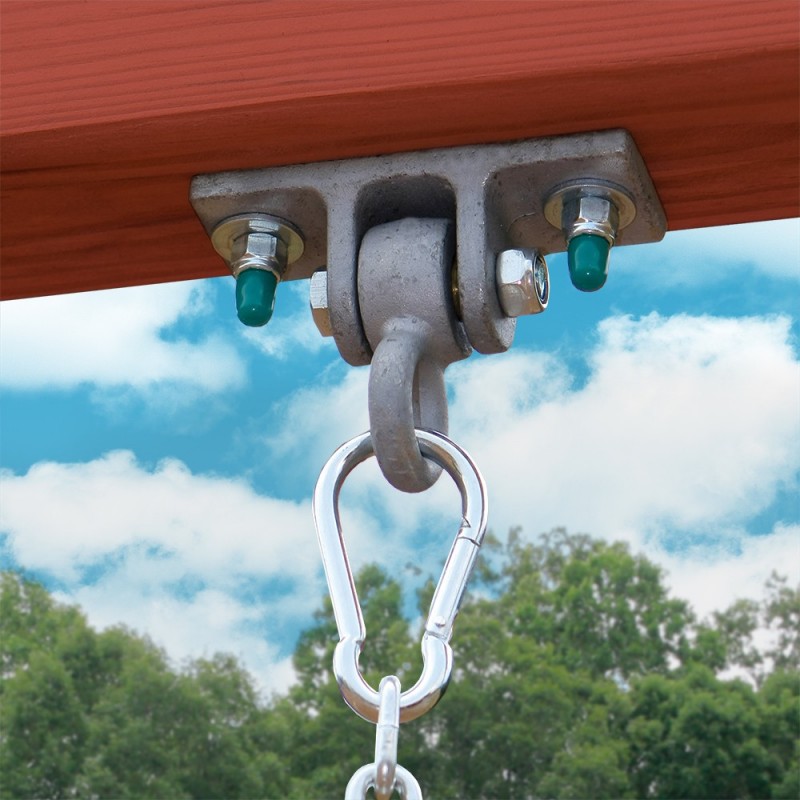 Gorilla Sun Place I Cedar Wood Swing Set Kit - Redwood (01-0012)