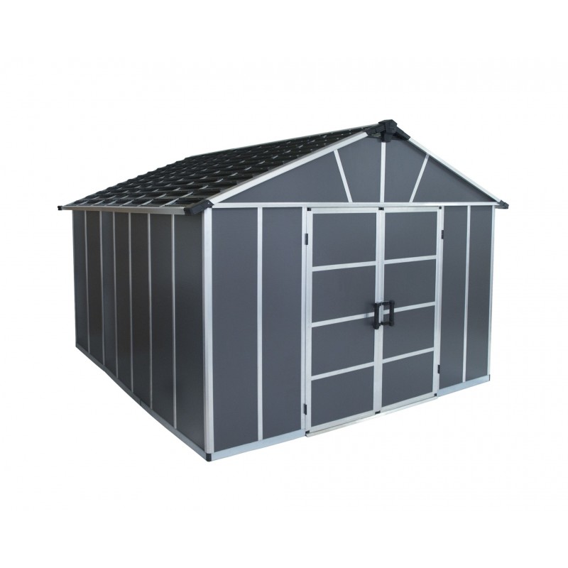 Palram Yukon 11x13 Storage Shed Kit - Gray (HG9913SGY)