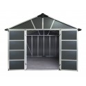 Palram Yukon 11x13 Storage Shed Kit - Gray (HG9913SGY)