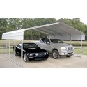 Rhino Shelter 22'W x 24'L x 12'H Two Car Steel Carport Kit (model ST222412H)