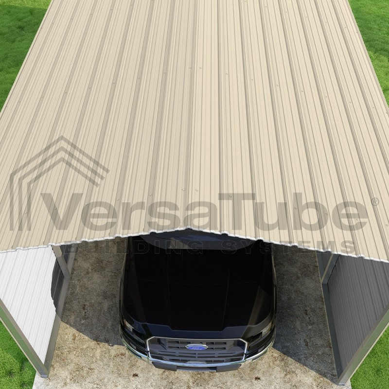 VersaTube 2-Sided 12x20x10 Classic Steel Carport Kit (CM012200100-NS0009)