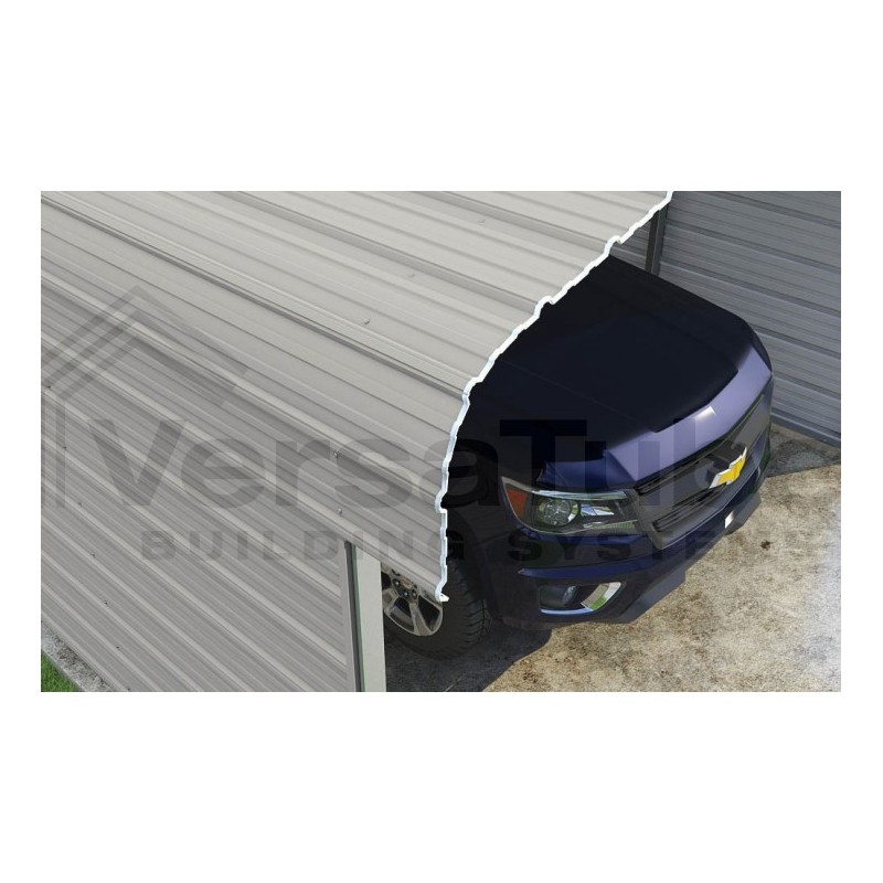 Versatube 3-Sided 12x29x7 Classic Steel Carport Kit (C3E012290070)