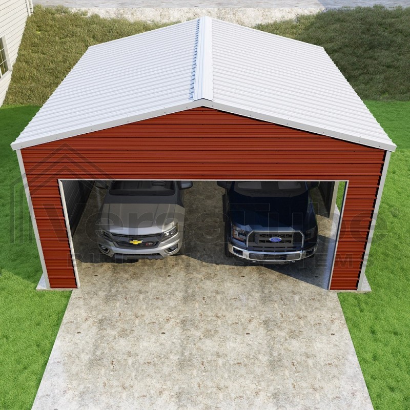 Versatube 20x20x8 Frontier Steel Garage Kit (FB2202010516 )