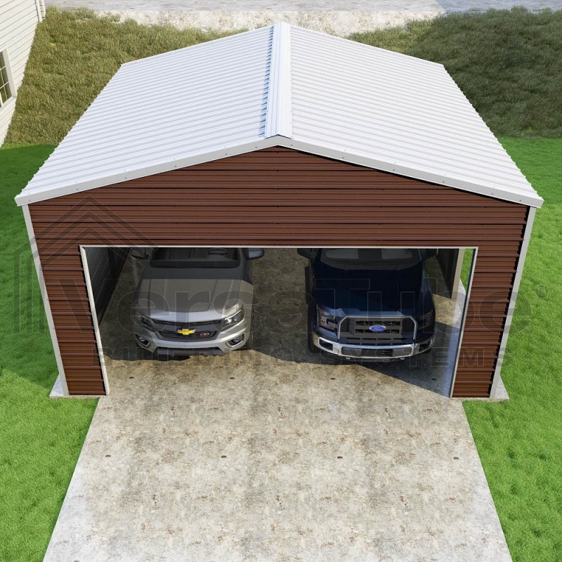 Versatube 20x20x8 Frontier Steel Garage Kit (FB2202010516 )