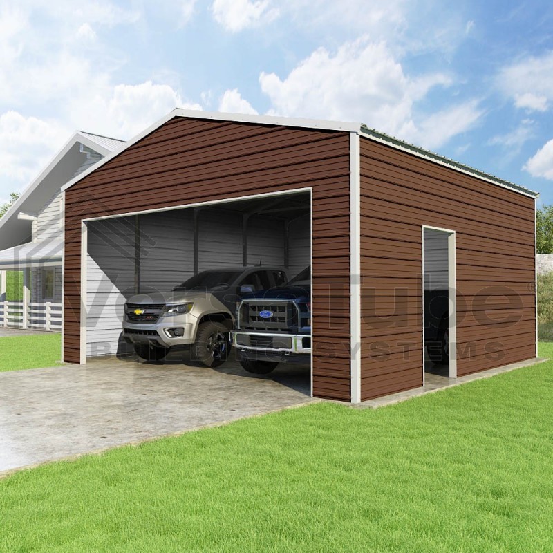 Versatube 20x21x12 Frontier Steel Garage Kit (1082318)