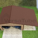 Versatube 20x20x10 Frontier Steel Garage Lean-To Kit (FBL2202010516 )