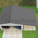 Versatube 20x20x10 Frontier Steel Garage Lean-To Kit (FBL2202010516 )