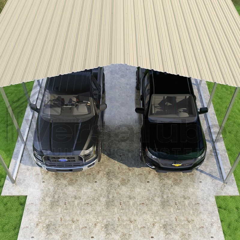 VersaTube 20x20x12 Classic Steel Carport Kit (CM020200120)